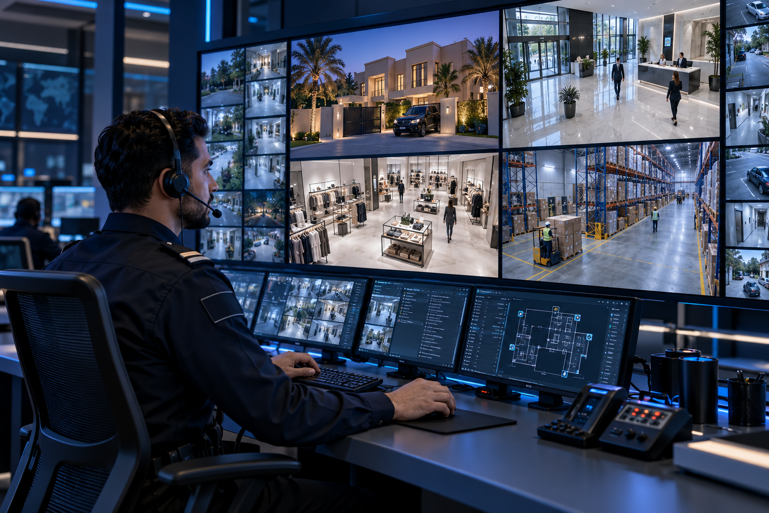 CCTV monitoring Dubai